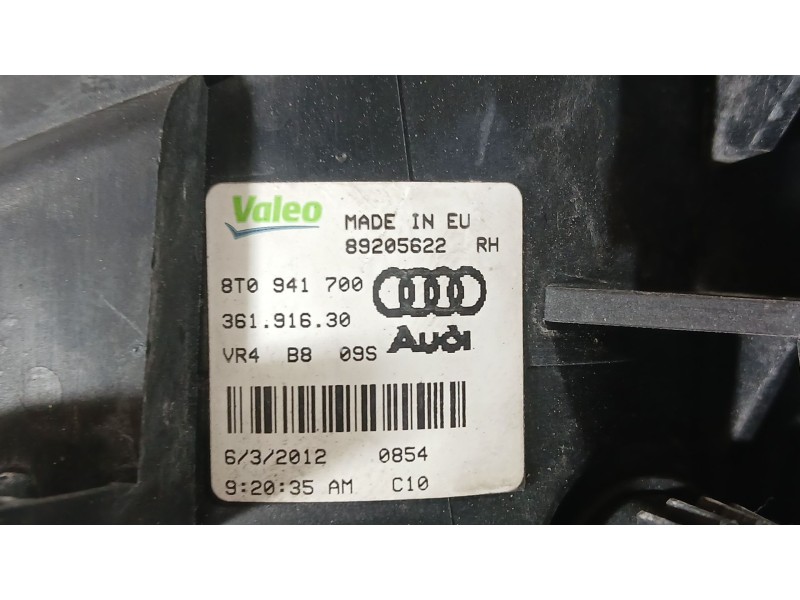 Recambio de faro antiniebla derecho para audi q3 (8ub, 8ug) 2.0 tdi referencia OEM IAM 8T0941700E  