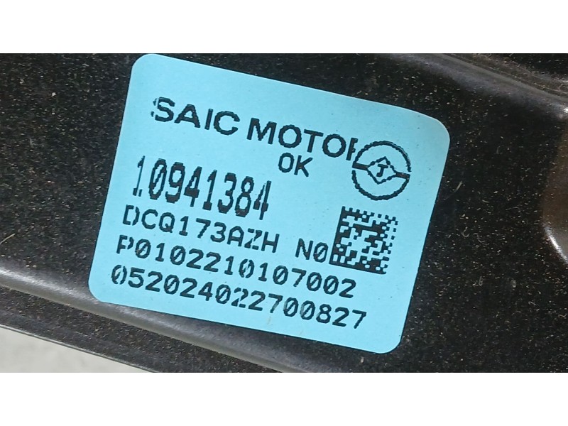 Recambio de elevalunas trasero izquierdo para mg mg 4 (eh32) ev referencia OEM IAM 10941384 2 PINS 