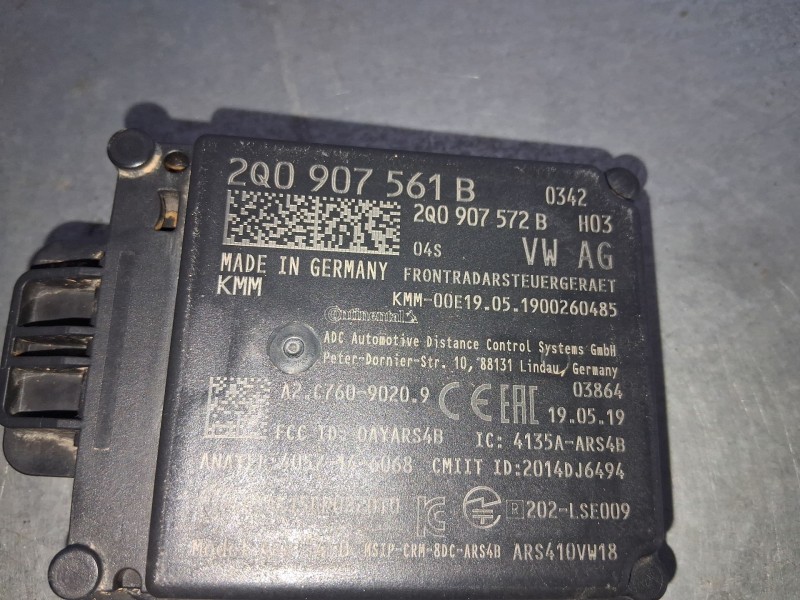 Recambio de modulo electronico para volkswagen t-roc (a11, d11) 1.6 tdi referencia OEM IAM 2Q0907561B  