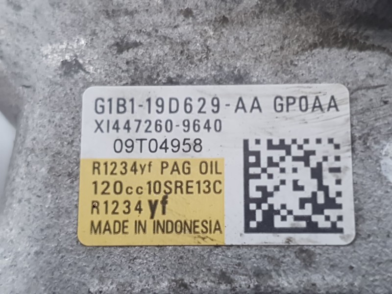 Recambio de compresor aire acondicionado para ford ka+ iii (uk, fk) 1.2 ti-vct referencia OEM IAM 2016401  