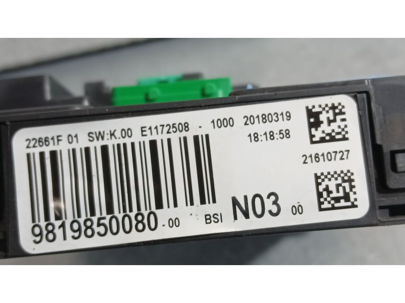 Recambio de caja reles / fusibles para peugeot 2008 i (cu_) 1.6 bluehdi 100 referencia OEM IAM   