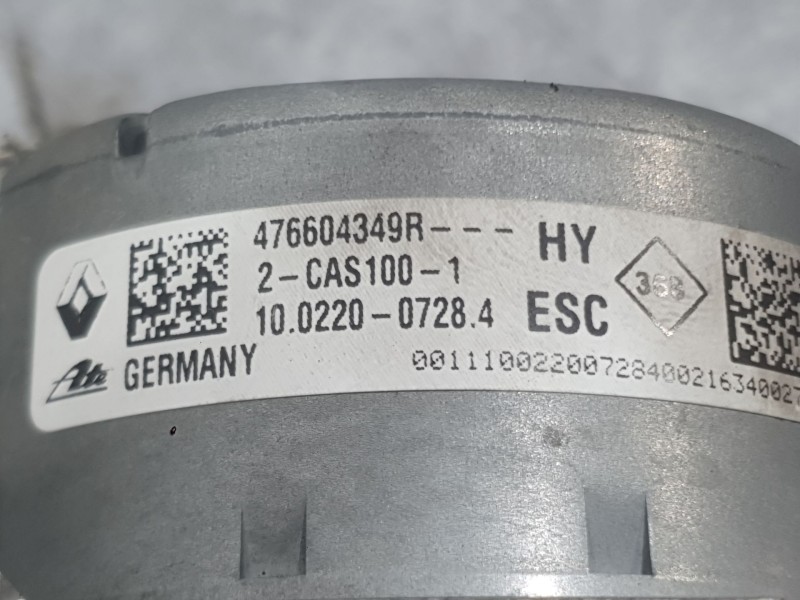 Recambio de abs para renault megane iv hatchback (b9a/m/n_) 1.5 dci 110 (b9a3) referencia OEM IAM 476609440R  