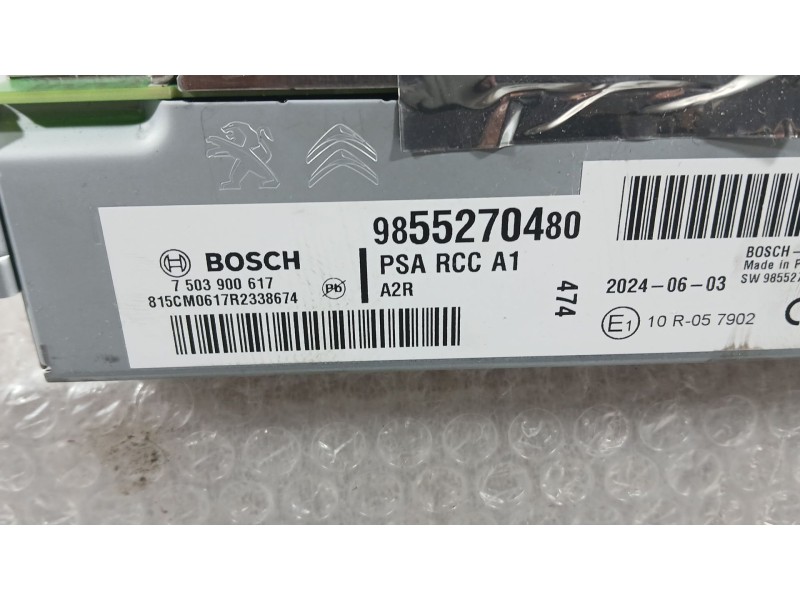 Recambio de sistema audio / radio para citroën c3 iii (sx) 1.5 bluehdi 100 (sxyhyp, sxyhtu) referencia OEM IAM 1689806280  
