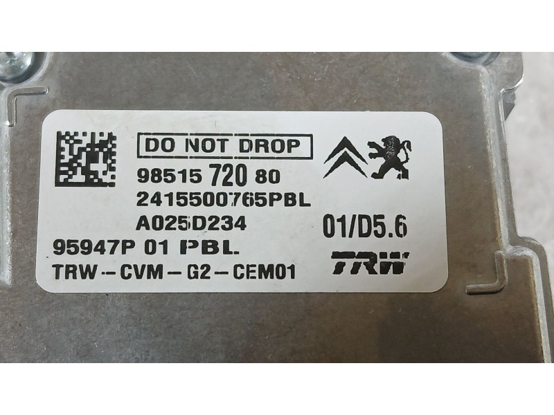 Recambio de camara para citroën c3 iii (sx) 1.5 bluehdi 100 (sxyhyp, sxyhtu) referencia OEM IAM 1640245680  