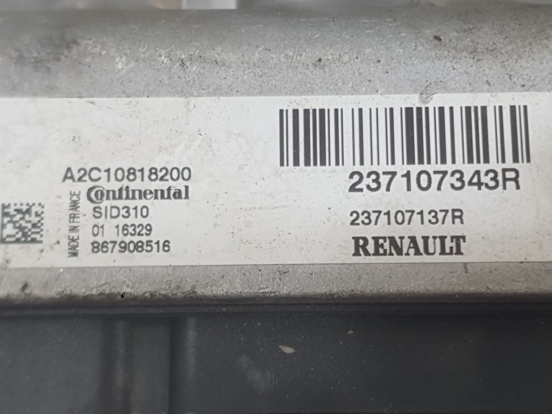 Recambio de centralita motor uce para renault megane iv hatchback (b9a/m/n_) 1.5 dci 110 (b9a3) referencia OEM IAM 237107343R  