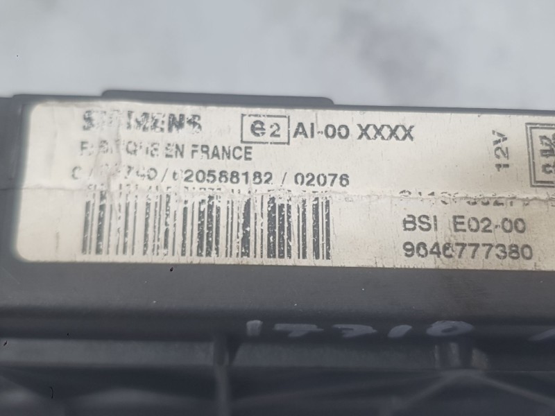 Recambio de caja reles / fusibles para peugeot 206 hatchback (2a/c) 1.4 i referencia OEM IAM  BSI 