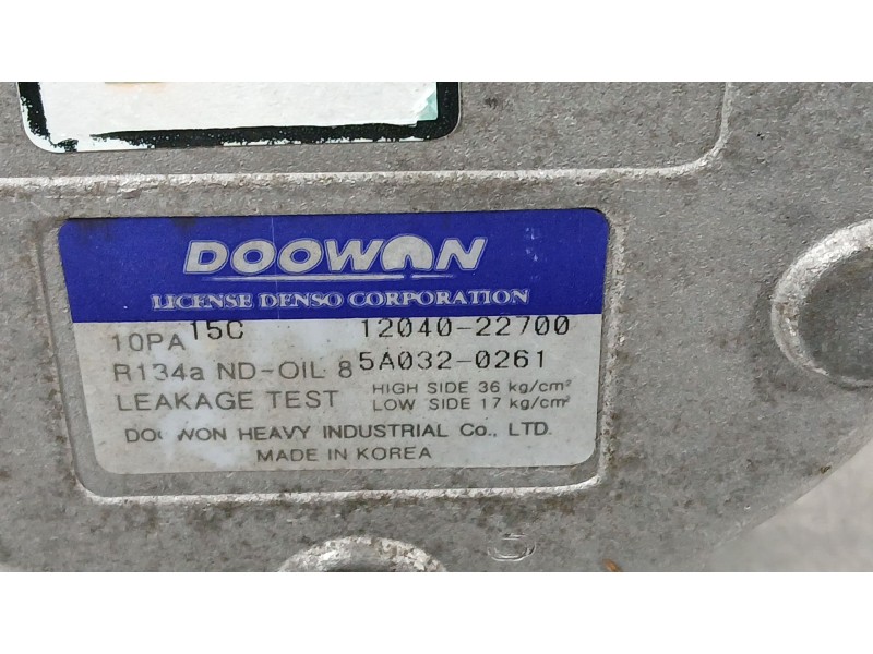 Recambio de compresor aire acondicionado para kia cerato i sedán (ld) 1.6 referencia OEM IAM 977012F000  