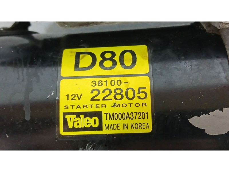 Recambio de motor arranque para kia cerato i sedán (ld) 1.6 referencia OEM IAM 3610022805  