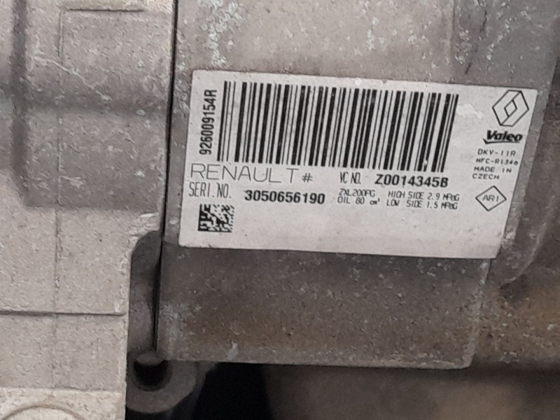 Recambio de compresor aire acondicionado para dacia lodgy (js_) 1.5 dci referencia OEM IAM 8201025121 926000105R 