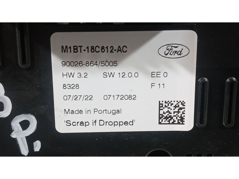 Recambio de mando climatizador para ford fiesta vii (hj, hf) 1.0 ecoboost referencia OEM IAM 2681694  