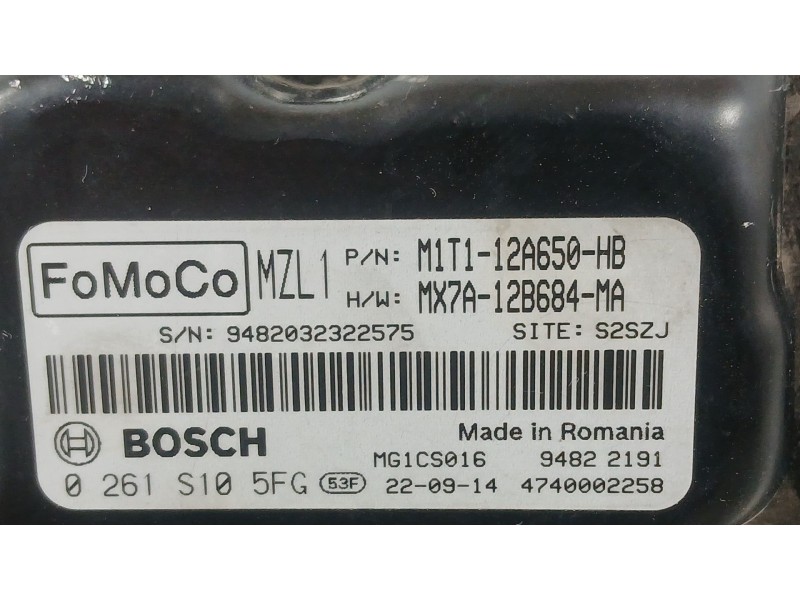 Recambio de centralita motor uce para ford fiesta vii (hj, hf) 1.0 ecoboost referencia OEM IAM   