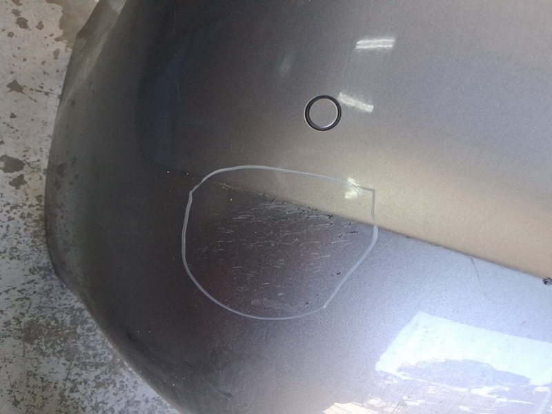 Recambio de paragolpes trasero para citroën c-elysee (dd_) 1.6 bluehdi 100 referencia OEM IAM 1621681380 ROZADO 