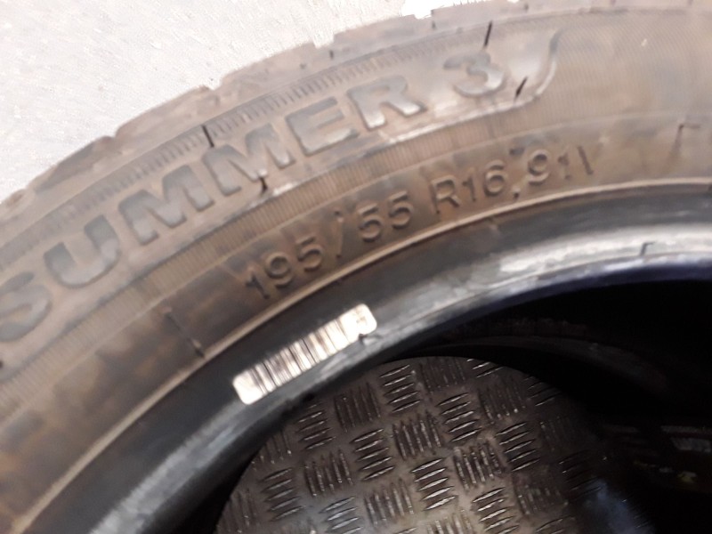 Recambio de neumatico pareja para neumaticos reutilizados - referencia OEM IAM 195551691V TAURUS 195/55/16/91V