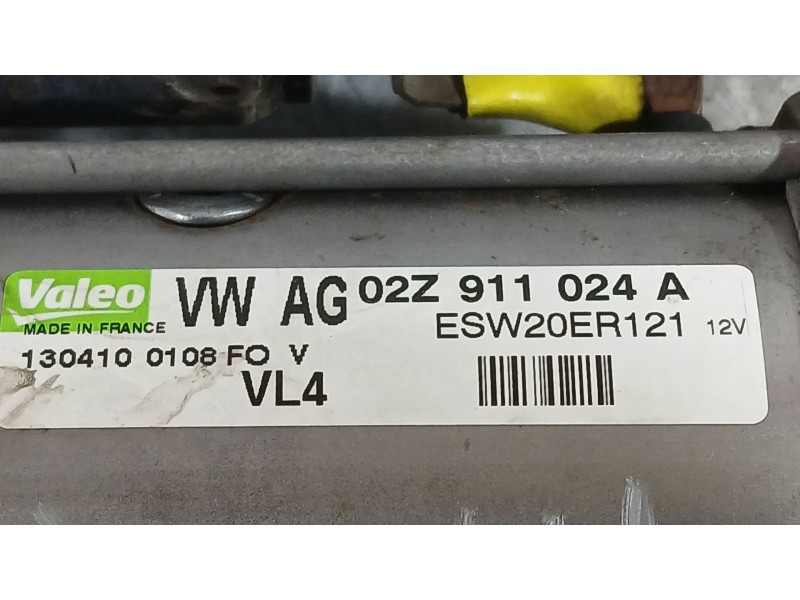 Recambio de motor arranque para volkswagen golf vi (5k1) 1.6 tdi referencia OEM IAM 02Z911024HX  