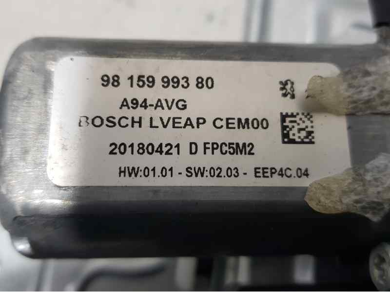 Recambio de elevalunas delantero izquierdo para peugeot 2008 (--.2013) allure referencia OEM IAM 9815999380  ELECTRICO 6 PINS