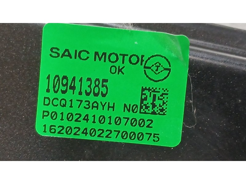 Recambio de elevalunas trasero derecho para mg mg 4 (eh32) ev referencia OEM IAM 10941385  