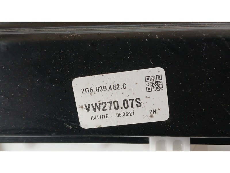Recambio de elevalunas trasero derecho para volkswagen polo vi (aw1, bz1, ae1) 1.0 tsi referencia OEM IAM 2G6839462E  