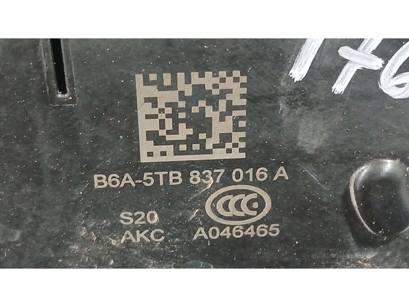 Recambio de cerradura puerta delantera derecha para volkswagen polo vi (aw1, bz1, ae1) 1.0 tsi referencia OEM IAM 5TB837016E  