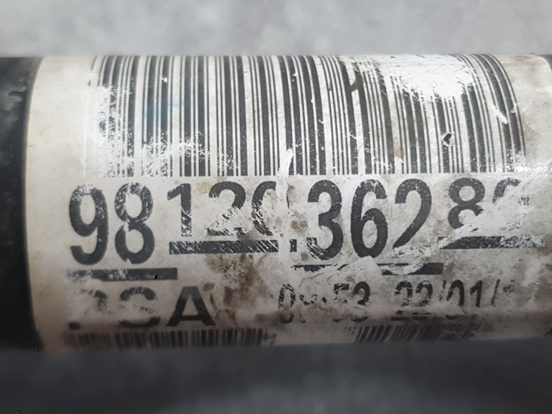 Recambio de transmision delantera izquierda para citroën c-elysee (dd_) 1.6 bluehdi 100 referencia OEM IAM 9812036280 1613396280