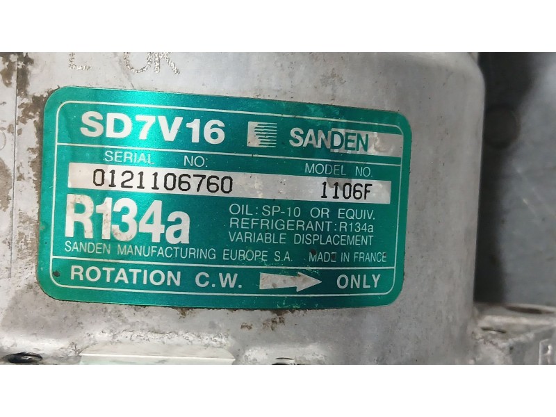 Recambio de compresor aire acondicionado para peugeot partner monospace (5_, g_) 1.9 d referencia OEM IAM 6453TK 6453TJ 