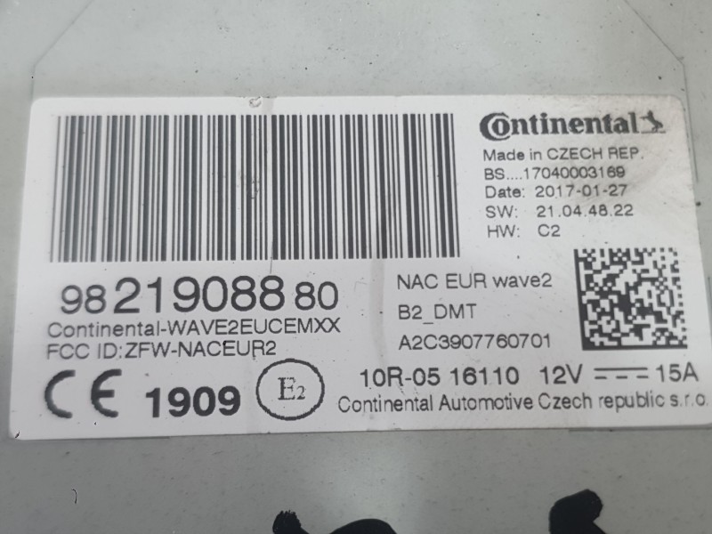 Recambio de sistema audio / radio para citroën c-elysee (dd_) 1.6 bluehdi 100 referencia OEM IAM   