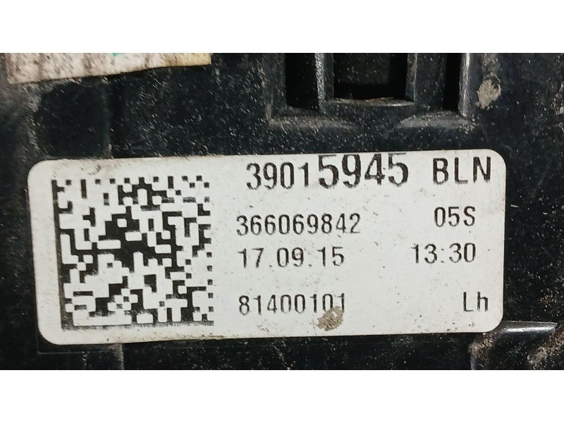 Recambio de piloto trasero izquierdo exterior para opel astra k (b16) 1.4 turbo (68) referencia OEM IAM 39099016  