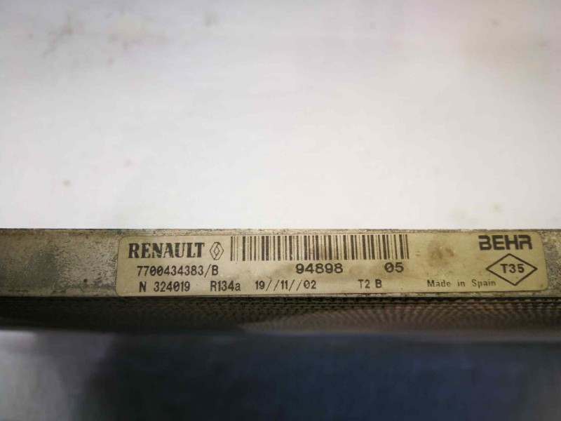Recambio de condensador / radiador aire acondicionado para renault scenic (ja..) 1.6 16v referencia OEM IAM 7700434383  