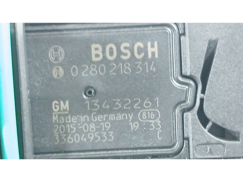 Recambio de caudalimetro para opel astra k (b16) 1.4 turbo (68) referencia OEM IAM 12671625  
