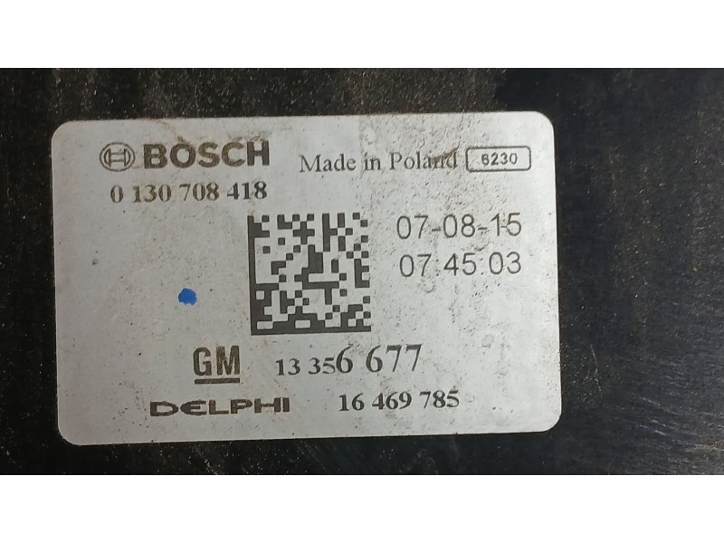 Recambio de electroventilador para opel astra k (b16) 1.4 turbo (68) referencia OEM IAM 39009025  