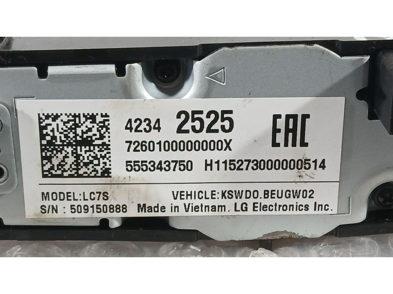 Recambio de mando radio para opel astra k (b16) 1.4 turbo (68) referencia OEM IAM   