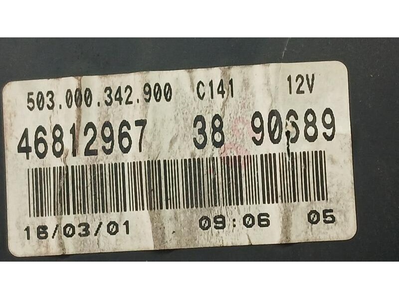 Recambio de cuadro instrumentos para fiat punto berlina (188) 1.9 jtd elx referencia OEM IAM 46812967  503000342900