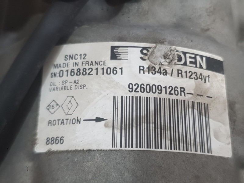Recambio de compresor aire acondicionado para renault clio v (b7_) 1.5 blue dci 85 (b7ag) referencia OEM IAM 926004536R 92600242