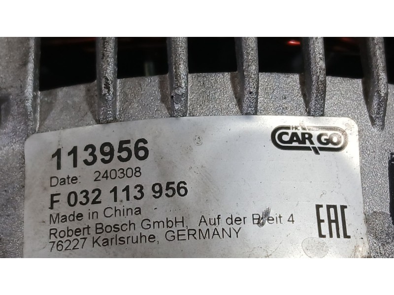 Recambio de alternador para opel astra h gtc (a04) 1.7 cdti (l08) referencia OEM IAM 95520888 98056439 