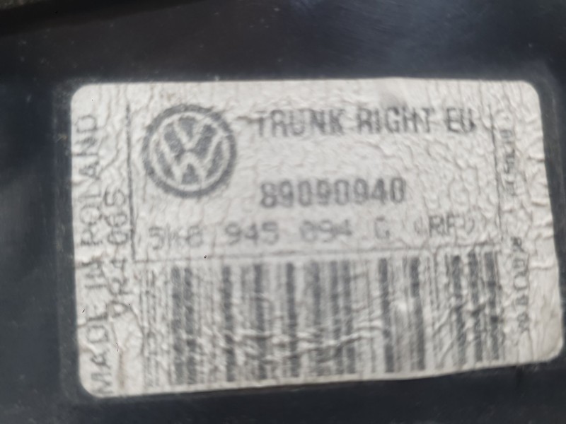 Recambio de piloto trasero derecho interior para volkswagen golf vi (5k1) 1.2 tsi referencia OEM IAM 5K0945094AB  