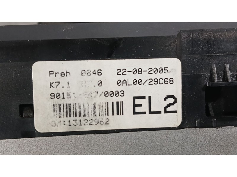 Recambio de mando climatizador para opel astra h gtc (a04) 1.7 cdti (l08) referencia OEM IAM   