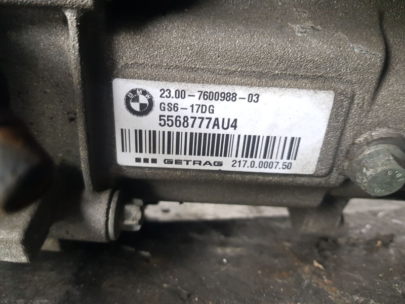 Recambio de caja cambios para bmw 1 (f20) 118 d referencia OEM IAM GS617DG 23008607320 7600988 23008610983