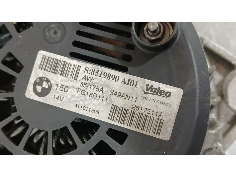 Recambio de alternador para bmw 1 (f20) 118 d referencia OEM IAM 12317605060 12317823344 