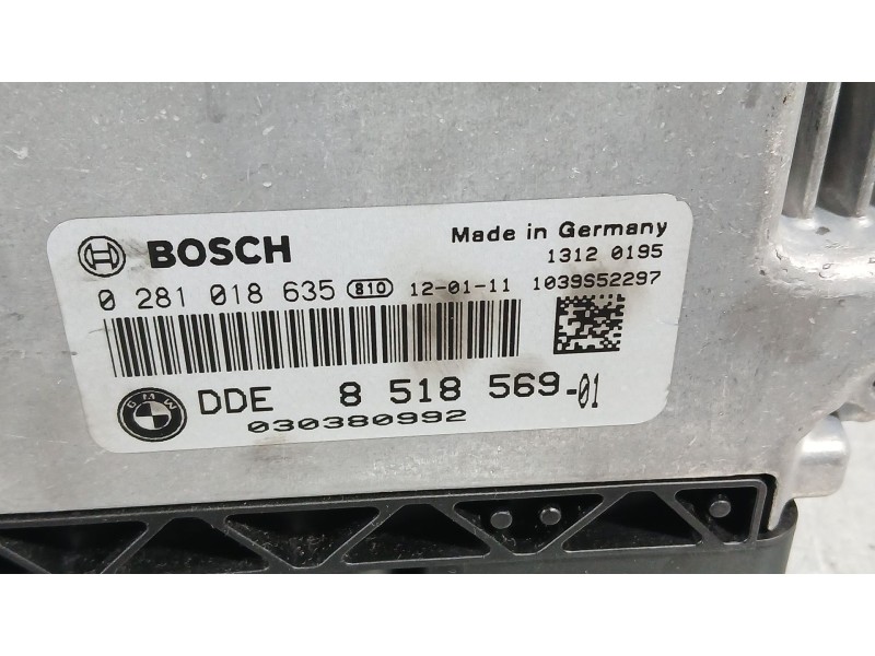 Recambio de centralita motor uce para bmw 1 (f20) 118 d referencia OEM IAM 13618576341  