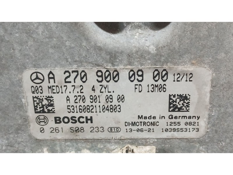 Recambio de centralita motor uce para mercedes-benz cla (w117) cla 200 referencia OEM IAM   
