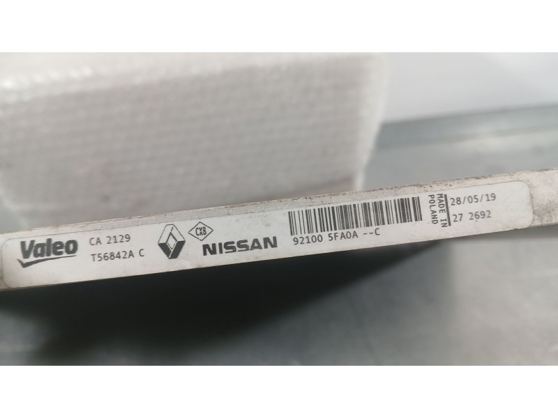 Recambio de condensador / radiador aire acondicionado para nissan micra v (k14) 1.0 ig-t 100 referencia OEM IAM 921005FA0A  