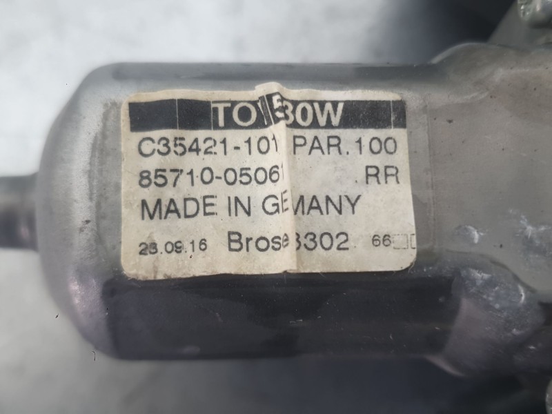 Recambio de elevalunas trasero derecho para toyota avensis touring sports advance referencia OEM IAM 8571005061  ELECTRICO