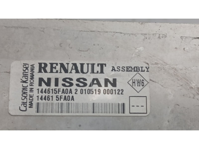 Recambio de intercooler para nissan micra v (k14) 1.0 ig-t 100 referencia OEM IAM 144615FA0A  