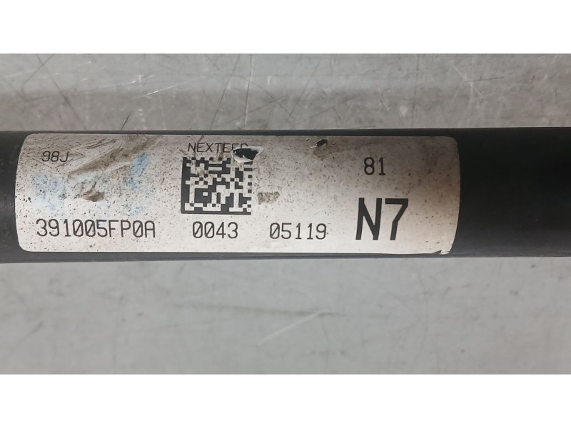 Recambio de transmision delantera derecha para nissan micra v (k14) 1.0 ig-t 100 referencia OEM IAM 391005FP0A  