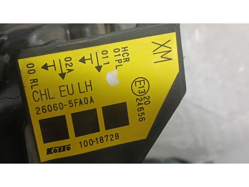 Recambio de faro izquierdo para nissan micra v (k14) 1.0 ig-t 100 referencia OEM IAM 260605FA0A  