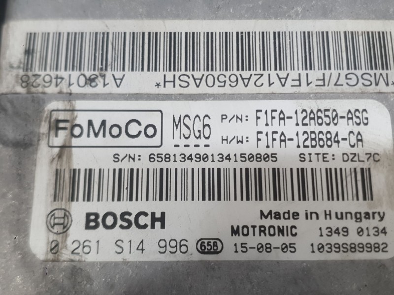 Recambio de centralita motor uce para ford focus iii 1.0 ecoboost referencia OEM IAM 1920995  