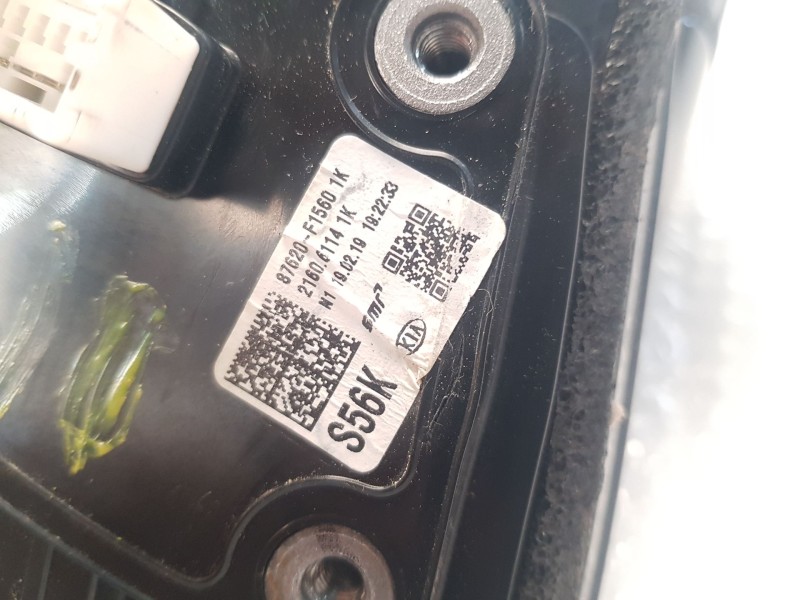 Recambio de retrovisor derecho para kia sportage iv (ql, qle) 1.6 gdi referencia OEM IAM 87620F1560 ELECTRICO TOCADO 8 PINS
