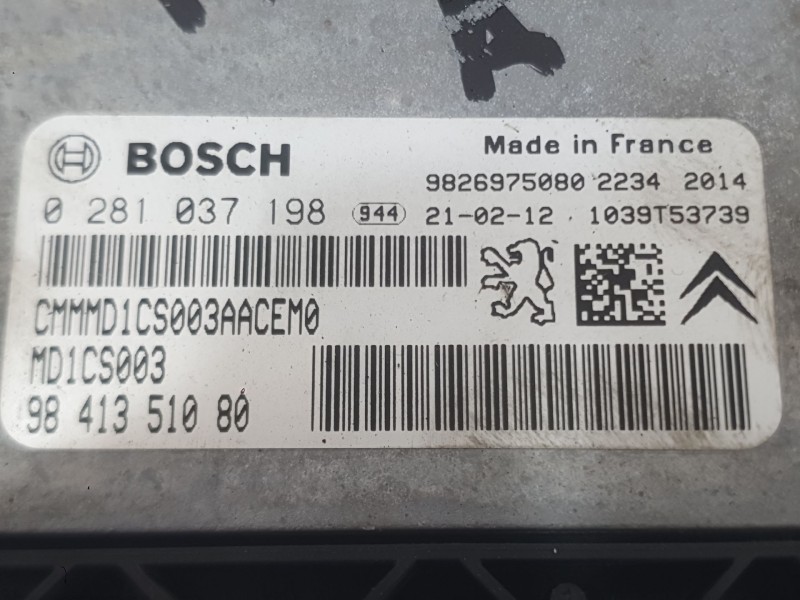 Recambio de centralita motor uce para peugeot 2008 ii (ud_, us_, uy_, uj_, ur_, uc_) 1.5 bluehdi 110 (udyhsk) referencia OEM IAM
