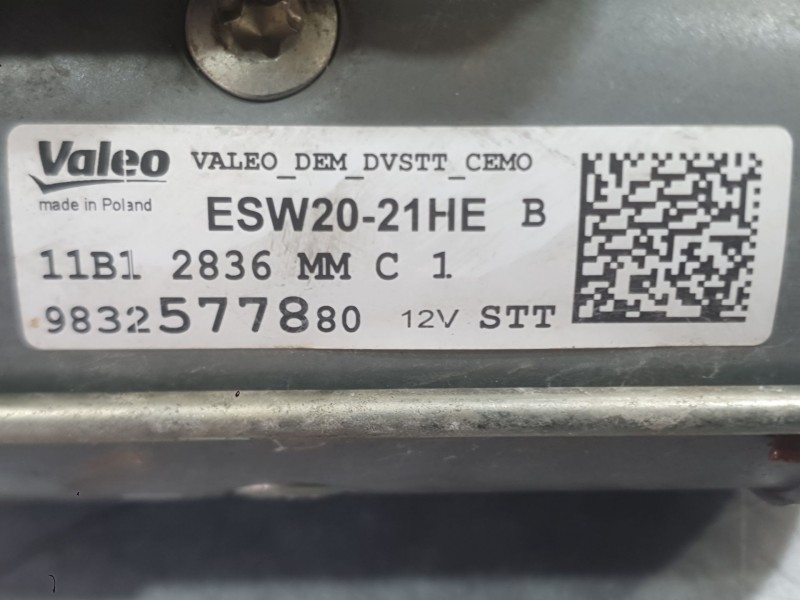 Recambio de motor arranque para peugeot 2008 ii (ud_, us_, uy_, uj_, ur_, uc_) 1.5 bluehdi 110 (udyhsk) referencia OEM IAM 98325