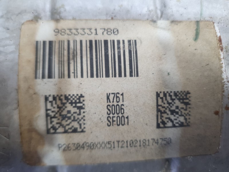 Recambio de filtro de particulas para peugeot 2008 ii (ud_, us_, uy_, uj_, ur_, uc_) 1.5 bluehdi 110 (udyhsk) referencia OEM IAM