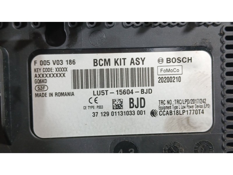 Recambio de caja reles / fusibles para ford puma (j2k, cf7) 1.0 ecoboost mhev referencia OEM IAM 2405474  